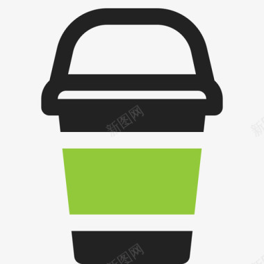塑料杯饮料咖啡厅图标图标
