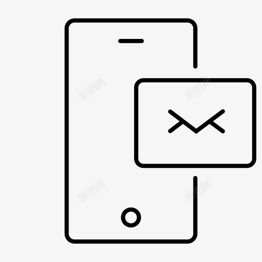 智能手机电子邮件聊天留言图标svg_新图网 https://ixintu.com 智能手机电子邮件 留言 聊天 通话