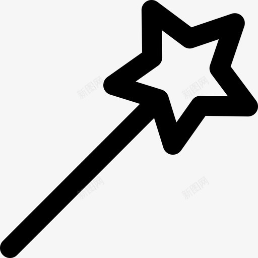 魔杖马戏团19直线图标svg_新图网 https://ixintu.com 直线 马戏团19 魔杖