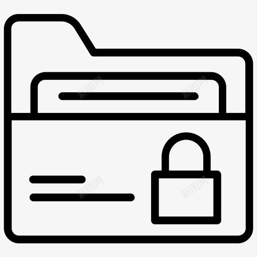 安全文件夹文件锁定文件夹锁定图标svg_新图网 https://ixintu.com internet安全线图标 受保护文件夹 安全文件夹 文件夹密码 文件夹锁定 文件锁定