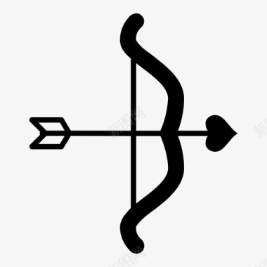 弓弓箭手箭图标图标