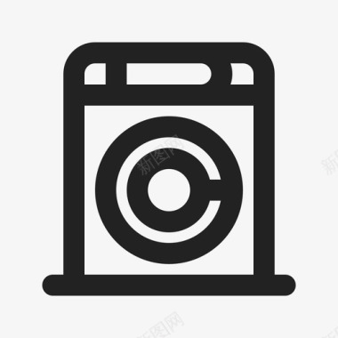 洗衣机浴室电子图标图标
