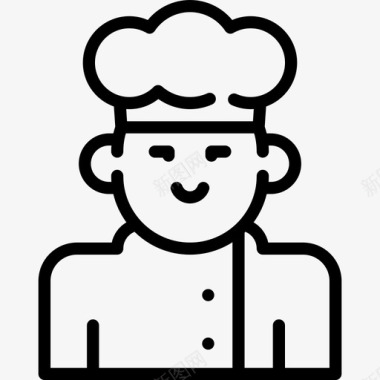 9号餐厅直系厨师图标图标