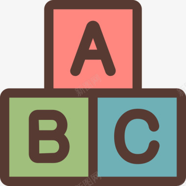 Abc教育图标2颜色图标