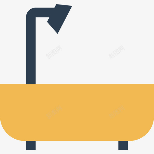 浴缸不动产16平的图标svg_新图网 https://ixintu.com 不动产16 平的 浴缸