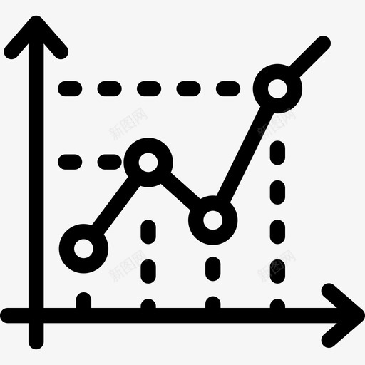 折线图图表方案2线性图标svg_新图网 https://ixintu.com 图表方案2 折线图 线性