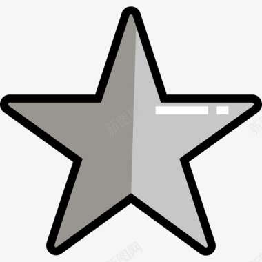 星评级和验证符号线颜色图标图标