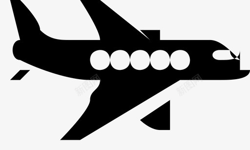 飞机-航空图标