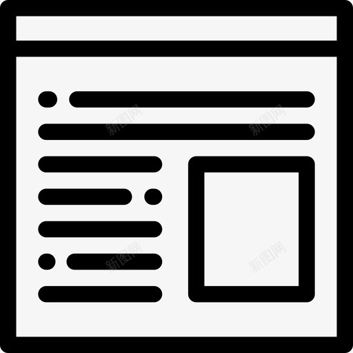浏览器通信和媒体8线性图标svg_新图网 https://ixintu.com 浏览器 线性 通信和媒体8