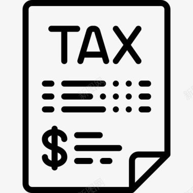 税务财务10直系图标图标