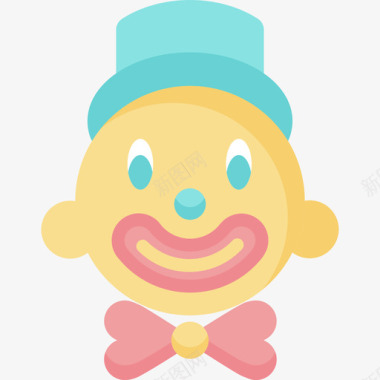 小丑生日公寓图标图标