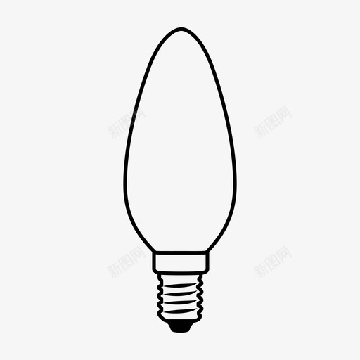 led灯泡灯泡led灯图标svg_新图网 https://ixintu.com led灯 led灯泡 灯泡