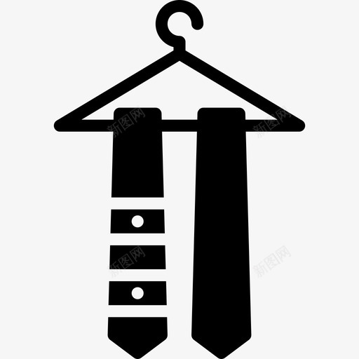 领带男士配件3填充图标svg_新图网 https://ixintu.com 填充 男士配件3 领带