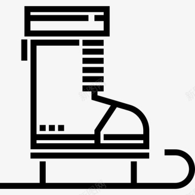溜冰运动29直线型图标图标