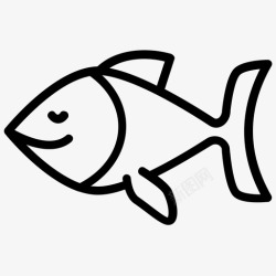 海产食品海葵鱼水生动物小丑鱼图标高清图片