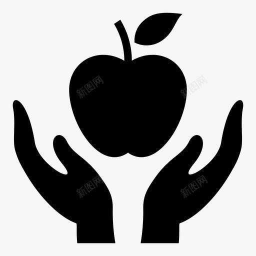 知识手上有苹果饮食图标svg_新图网 https://ixintu.com 手上有苹果 教育 爱家 知识 聪明 饮食