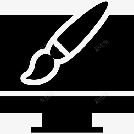 监控网页开发填充图标svg_新图网 https://ixintu.com 填充 监控 网页设计开发