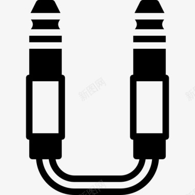 插孔连接器连接器电缆3填充图标图标
