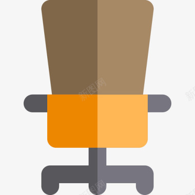 办公椅商务12平图标图标