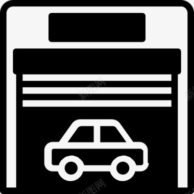 车库运输5加油图标图标