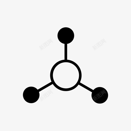 分子化学科学图标svg_新图网 https://ixintu.com 分子 分子集合 化学 科学