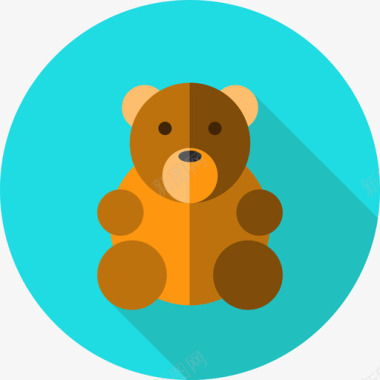 泰迪熊15岁宝宝公寓图标图标
