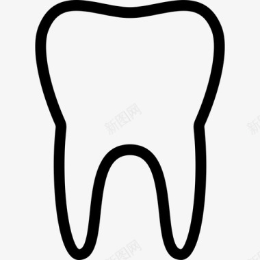 牙齿医用26直齿图标图标