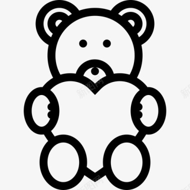 泰迪熊爱情4直系图标图标