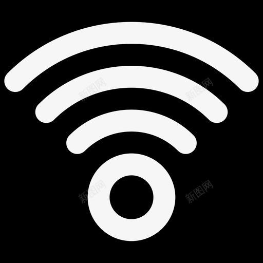 Wifi基本配置3纯色图标svg_新图网 https://ixintu.com Wifi 基本配置3 纯色