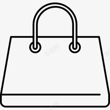 购物袋办公和商务2128px线图标图标