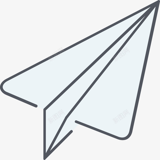 纸飞机通讯42彩色图标svg_新图网 https://ixintu.com 彩色 纸飞机 通讯42