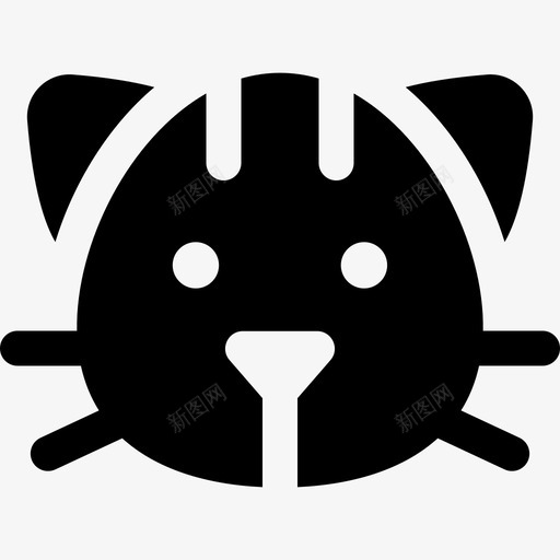 猫动物24填充图标svg_新图网 https://ixintu.com 动物24 填充 猫