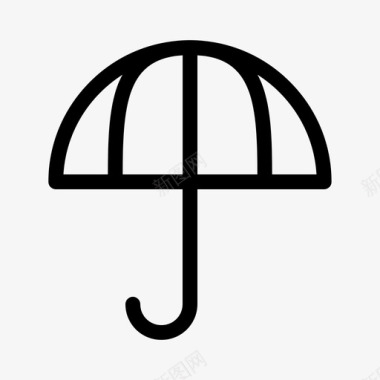 雨伞保险保险箱图标图标