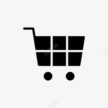 购物车购买网上商店图标图标