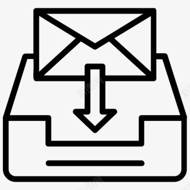 收件箱收件箱消息邮箱图标图标