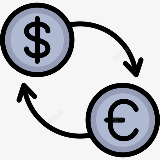 交易所金融11线性颜色图标svg_新图网 https://ixintu.com 交易所 线性颜色 金融11