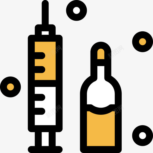 注射医用30线性颜色图标svg_新图网 https://ixintu.com 医用30 注射 线性颜色