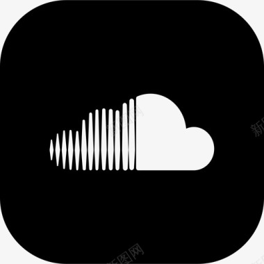 Soundcloud社交媒体9稳定图标图标