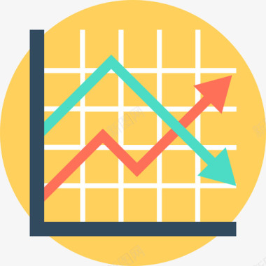 折线图市场与经济2循环图图标图标