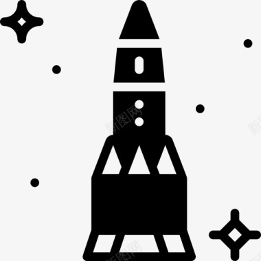 火箭太空15号加油图标图标