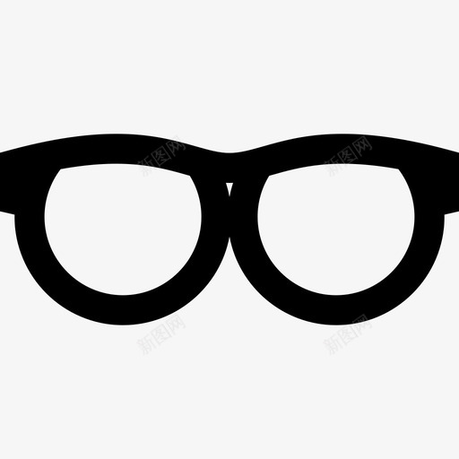 眼镜圣诞节29直线型图标svg_新图网 https://ixintu.com 圣诞节29 直线型 眼镜
