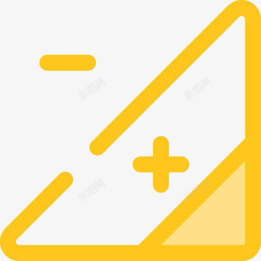 对比度设置和显示设置3黄色图标svg_新图网 https://ixintu.com 对比度 设置和显示设置3 黄色