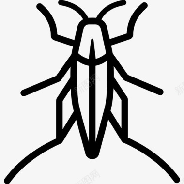 蚱蜢虫子蟋蟀图标图标