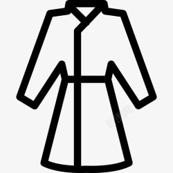 时尚家居服采购产品家居服衣服和时尚配件线性图标高清图片