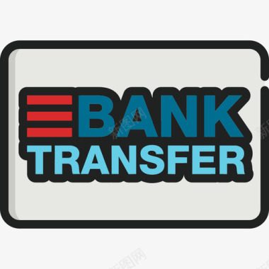 银行转账信用卡3线颜色图标图标
