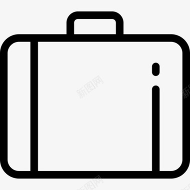 手提箱用于接口2线性图标图标