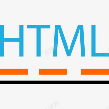 Html在线活动和网络语言平面图标图标