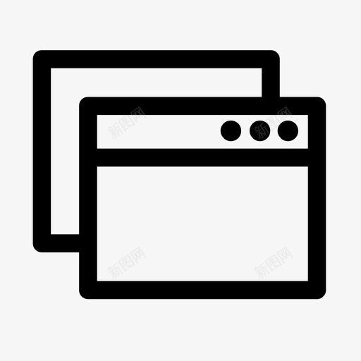 浏览器文档文件图标svg_新图网 https://ixintu.com 文书 文件 文档 浏览器 表格