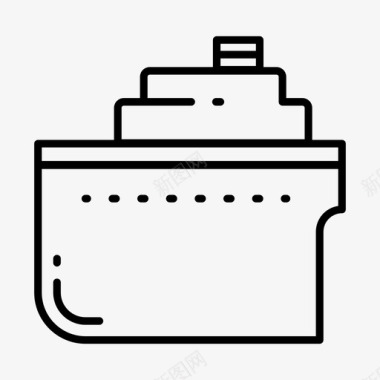 船运输车辆图标图标