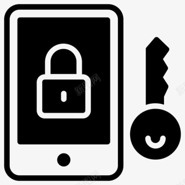 密码保护移动锁密码访问图标图标